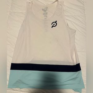 Peloton X Fourlaps Running Tank Top White Workout Men’s Size M